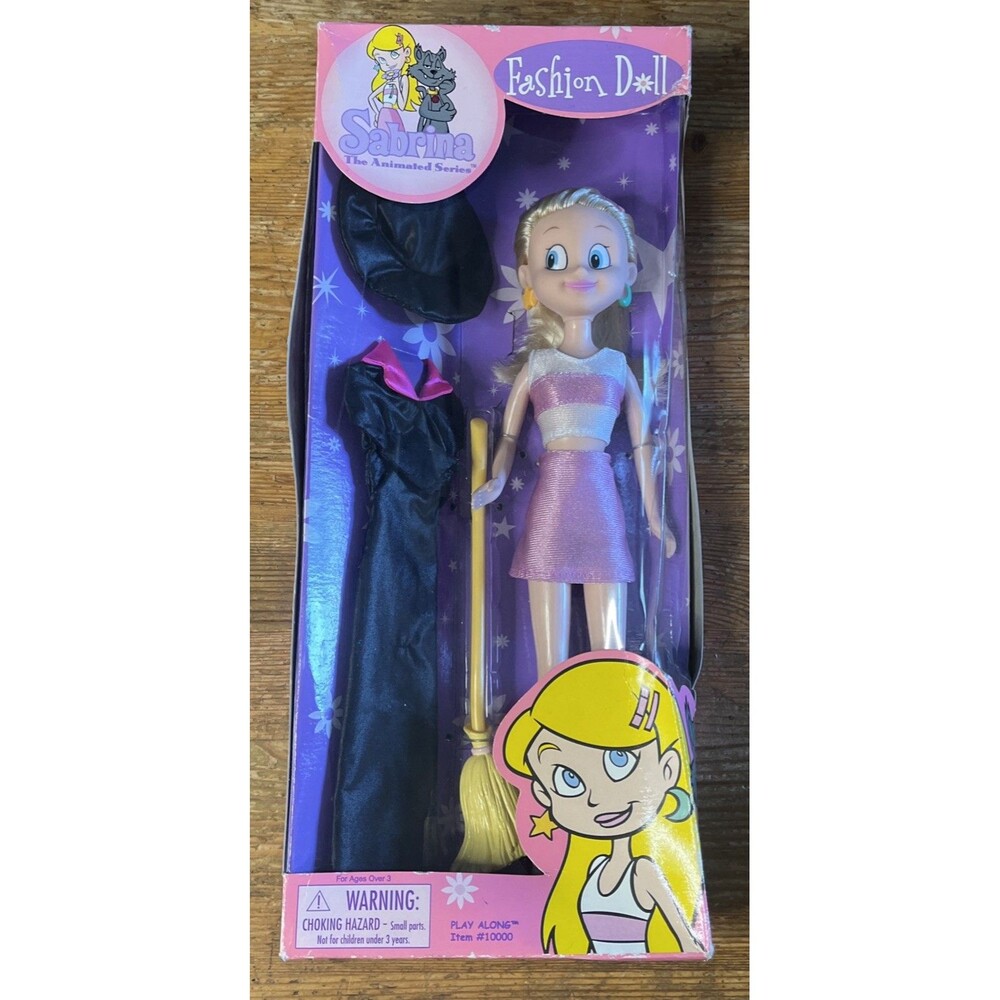 Sabrina The Teenage Witch Animated Series Fashion Doll 9” Play Along 2000